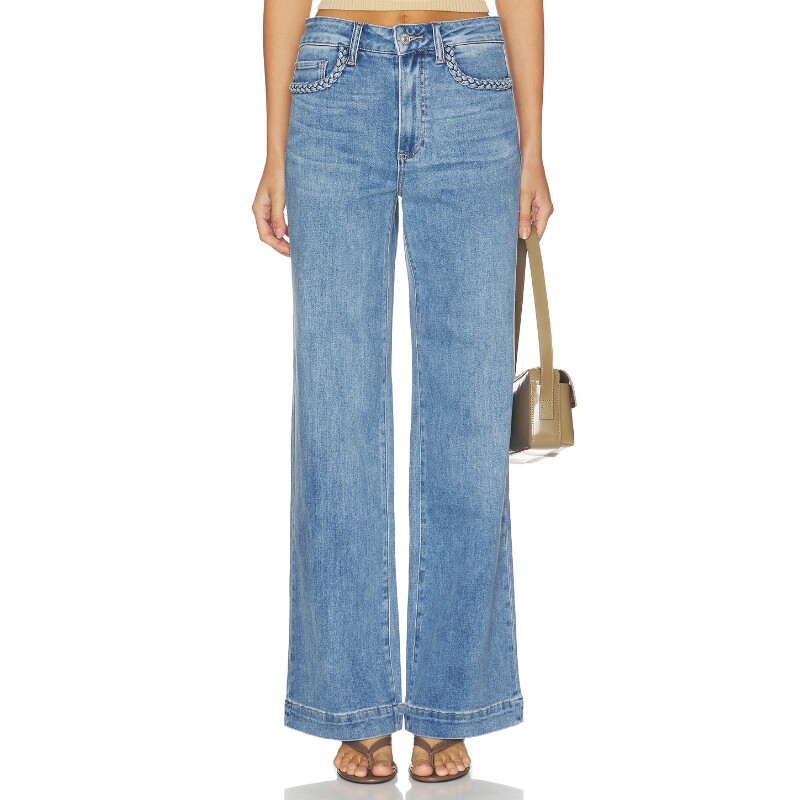 PAIGE Anessa Braided Pocket Edge Jeans 26夏季新品 revolve小