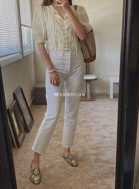 [冬季新品]GRLFRND KAROLINA 紧身牛仔裤revolve 牛仔