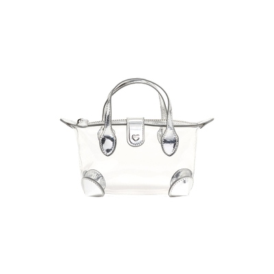 [春季新品]Stoney Clover Lane银白透明手提包简约迷你包REVOLVE