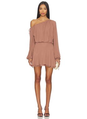 [春季新品]MORE TO COME VIOLETTA 裙子 棕色REVOLVE小众