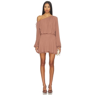 [春季新品]MORE TO COME VIOLETTA 裙子 棕色REVOLVE小众