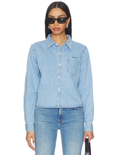 revolve小众新款 MOTHER 纽扣衬衫 ROLL HONOR