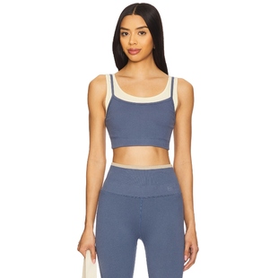 [冬季新品]Spiritual Gangster GEMINI 运动胸罩 蓝色REVOLVE