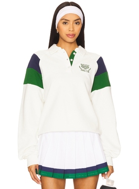 [冬季内搭]BEACH RIOT BENNETT 上装长袖上衣 白色REVOLVE小众