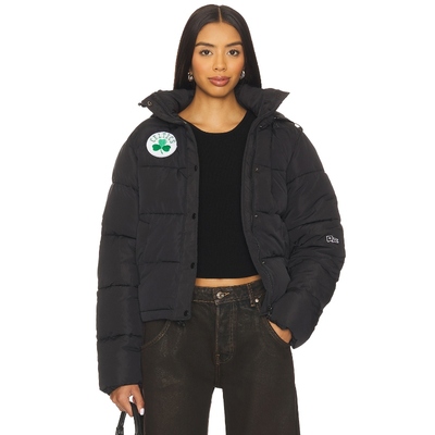 [冬季新品]Hype andVice BOSTON CELTICS 蓬蓬感夹克黑REVOLVE