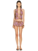 Purple Akoia Brown 搭配套装 revolve小众新款 Swim BATIK
