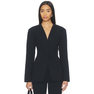 老钱风REVOLVE小众新款 EAVES 黑色 西装 UNNE