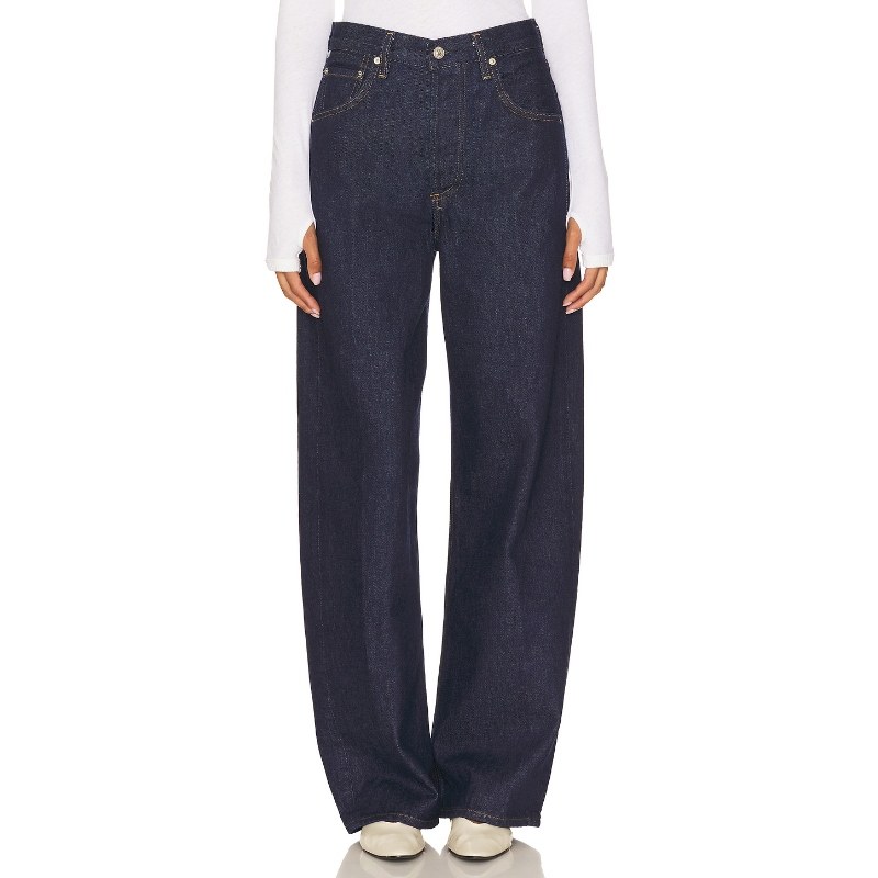 Citizens of Humanity AYLA 阔腿 蓝色REVOLVE小众新款