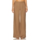 春季 WAYS 新品 ALL THE LILY简约风棕色阔腿长裤 REVOLVE