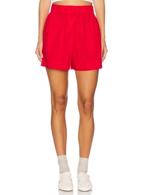 Sold Out NYC THE EVERYTHING 短裤 红色 美式休闲风REVOLVE小众