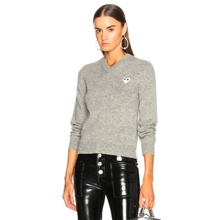 PLAY WHITE HEART COMME REVOLVE小众新款 GARCONS 套衫 des