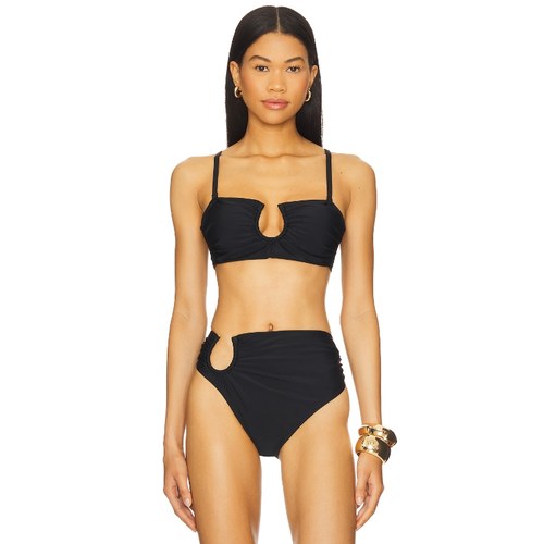 villa fresca SOFIA 比基尼文胸上装 黑色 y2k辣妹风REVOLVE小众