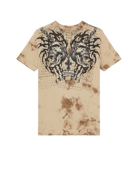 Affliction SHREDDED T恤 棕色REVOLVE小众新款