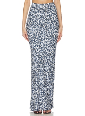 FAITHFULL THE BRAND MENTON 长款半身裙 REVOLVE小众新款