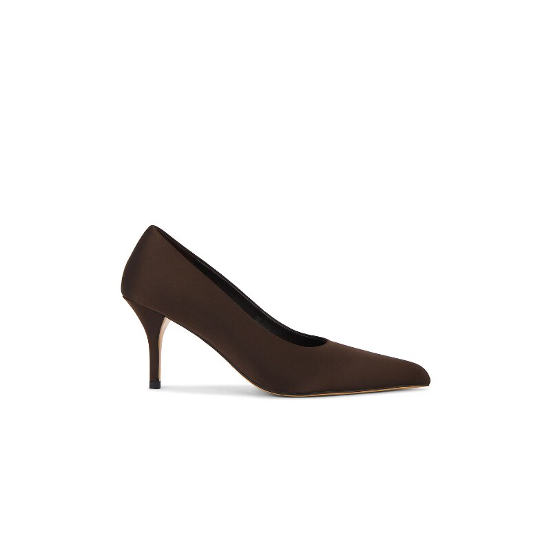 [早秋新品]Tony Bianco CHLOE 浅口高跟鞋 巧克力色 REVOLVE女鞋