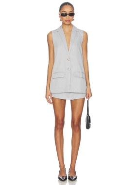 [冬季新品]ALL THE WAYS ZOE 半身裙套装 淡灰色REVOLVE小众