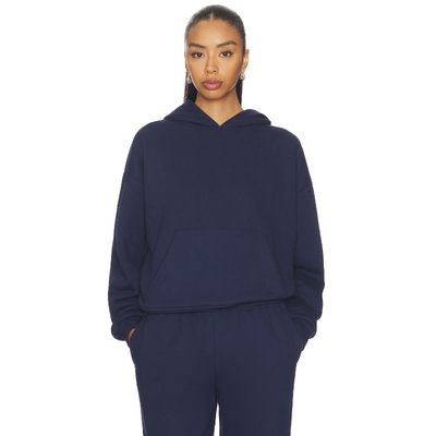 WellBeing + BeingWell BROOKS 连帽衫 藏青色 美式休闲风REVOLVE