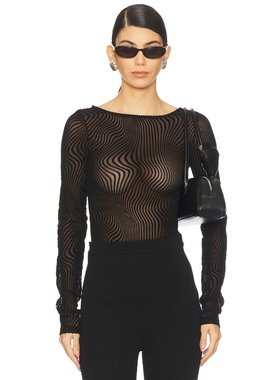 OW Collection EVA 上装 黑色y2k辣妹风REVOLVE小众新款