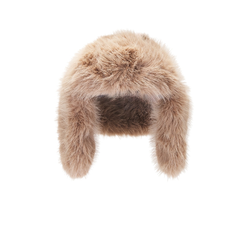 WellBeing + BeingWell FAUX FUR TRAPPER HAT 帽类 棕色REVOLVE