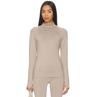 y2k辣妹风REVOLVE小众新款 Varley 灰褐色 上装 ALWAYS