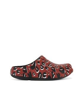 TAKAHIROMIYASHITA The Soloist LEOPARD 木底鞋红色REVOLVE小众