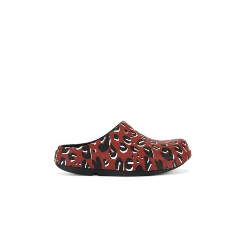 TAKAHIROMIYASHITA The Soloist LEOPARD 木底鞋红色REVOLVE小众