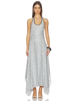 Kate Barton HALTERNECK HANDKERCHIEF 裙子 revolve小众新款