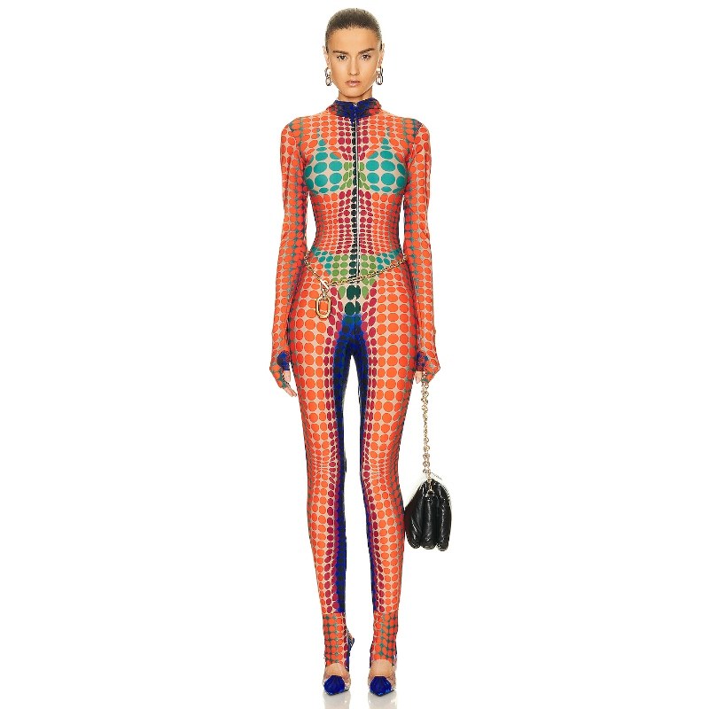 Jean Paul Gaultier 连身裤 橙色 美式休闲风REVOLVE小众新款,女装/女士精品,连体衣/裤,淘宝优惠券,粉丝福利购,淘宝优惠卷
