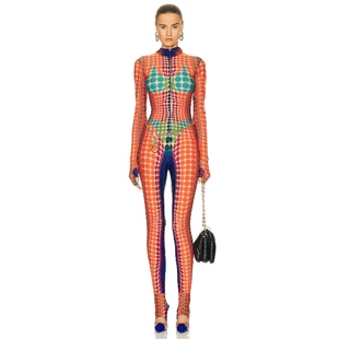 连身裤 Gaultier 橙色 美式 Jean 休闲风REVOLVE小众新款 Paul