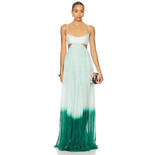 绿色REVOLVE小众新款 SAU 裙子 GIA LEE