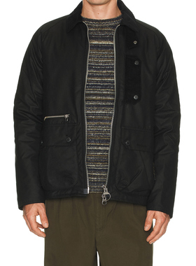 Barbour TRACT 夹克 休闲时尚潮流REVOLVE  黑色