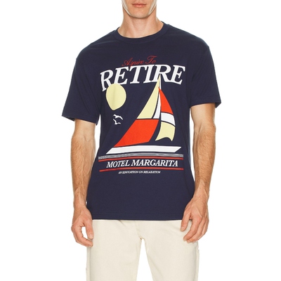 Motel Margarita RELAXATION T恤 蓝色REVOLVE小众新款