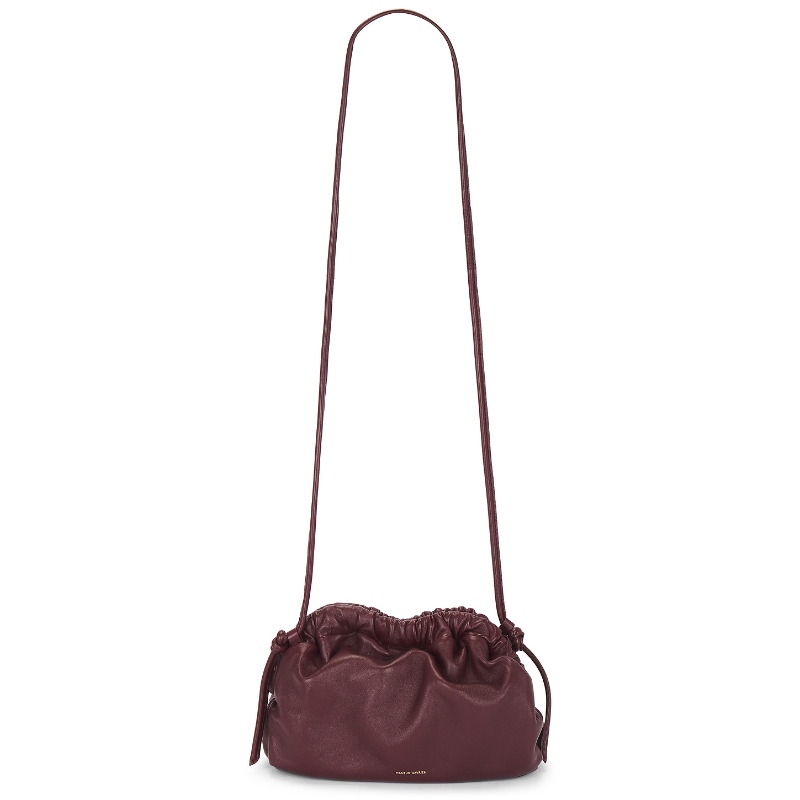 Mansur Gavriel CLOUD 手拿包 酒红色REVOLVE小众新款