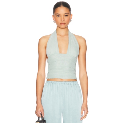 [春季新品]SER.O.YA BIMINI 上装 薄荷色REVOLVE小众