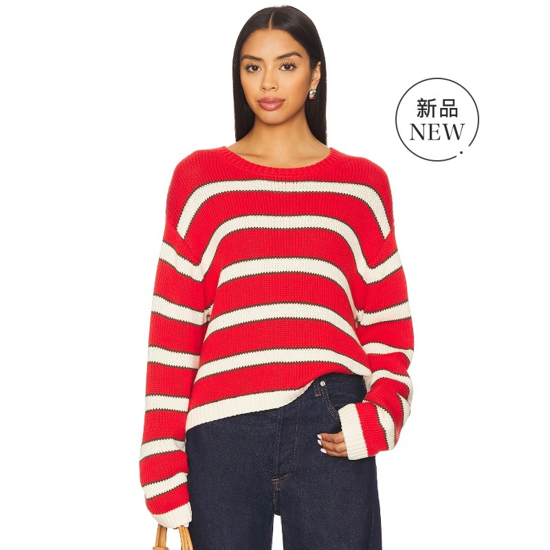[秋冬新品]Stitches & Stripes TRINITY 套衫 红色REVOLVE小众