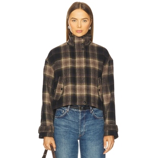 夹克 BATEMAN 黑色 美式 Veronica 休闲风REVOLVE小众新款 Beard