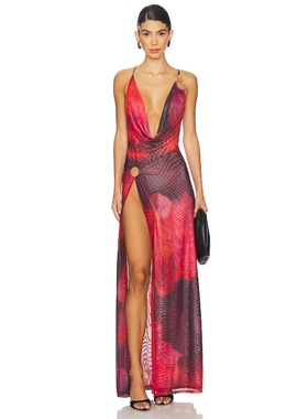 Jaded London VIXEN 长裙 淡紫色 y2k辣妹风REVOLVE小众新款