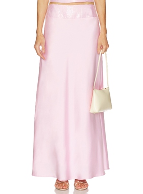 Runaway The Label MEDINA 半身裙 粉色REVOLVE小众新款