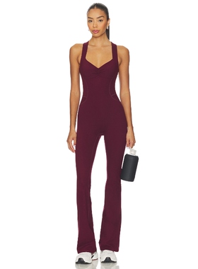 [春节穿搭]437 The Sculpt Onesie酒红色美式休闲风REVOLVE小众