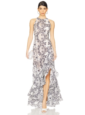 Bronx and Banco SICILIA 中长款连衣裙女夏 White,NavyREVOLVE新