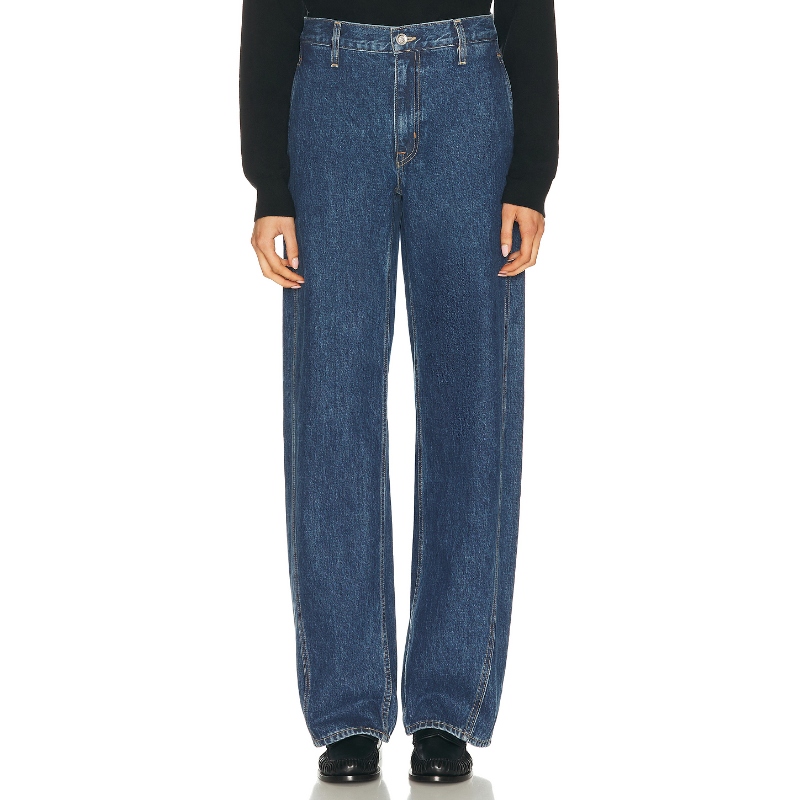 SLVRLAKE CASSIE 牛仔裤 蓝色美式复古风REVOLVE小众新款