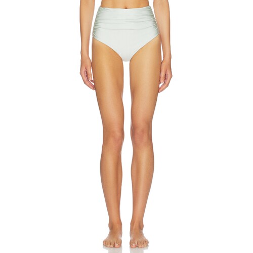 SIMKHAI Teya High Waisted Ruched Bikini Bottom 26秋冬新品 re