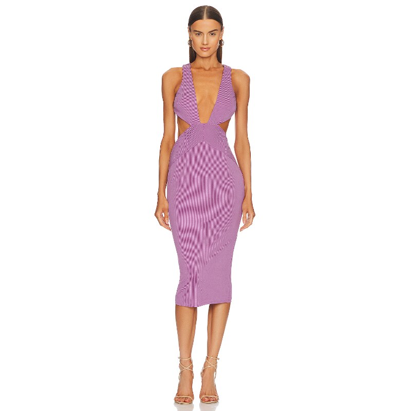 [秋冬新品]Michael Costello DANA 针织连衣裙revolve时尚
