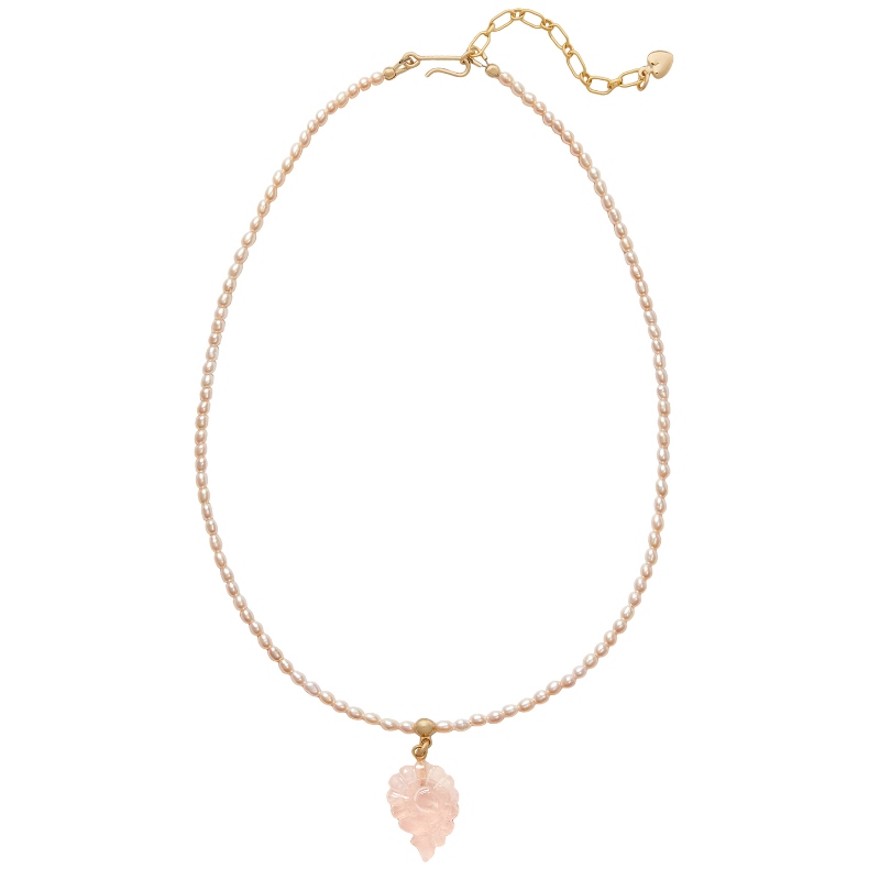 Brinker + Eliza NIXIE 项链 粉色REVOLVE小众新款