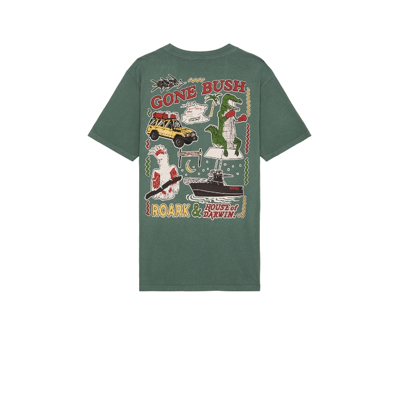 ROARK HOD 夏季T恤 绿色REVOLVE小众新款