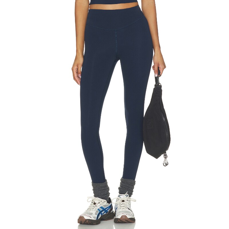 lululemon藏青色瑜伽裤运动风秋冬新品高腰紧身长款打底裤REVOLVE