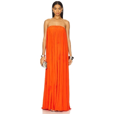 A.L.C. WYNN 针织长裙 橘子色系REVOLVE小众新款