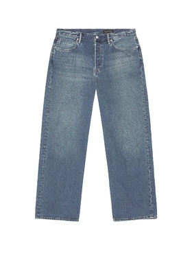 [冬季新品]ALLSAINTS LENNY 牛仔长裤 蓝色REVOLVE小众