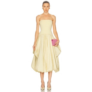 柠檬色REVOLVE小众 裙子 SIMKHAI IZZY