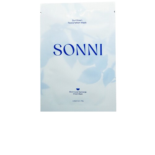 SONNI Sundown Restoration Electrolyte Sheet Mask Pack Of 4